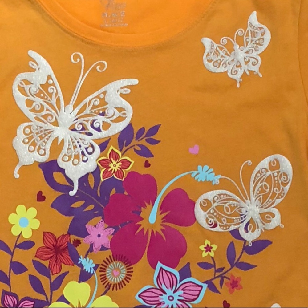 Children’s Place Flower & Butterfly Tee